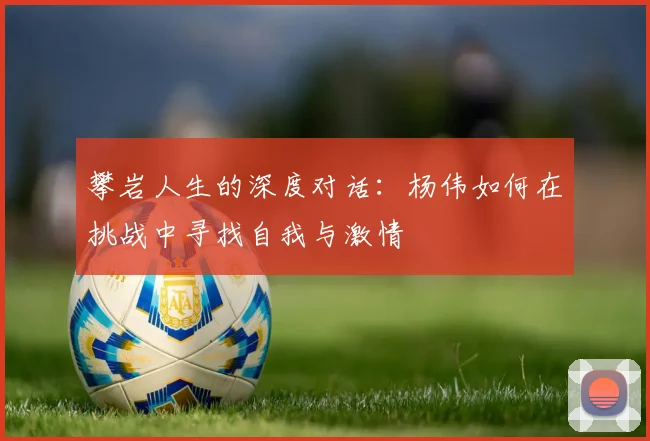 攀岩人生的深度对话:杨伟如何在挑战中寻找自我与激情